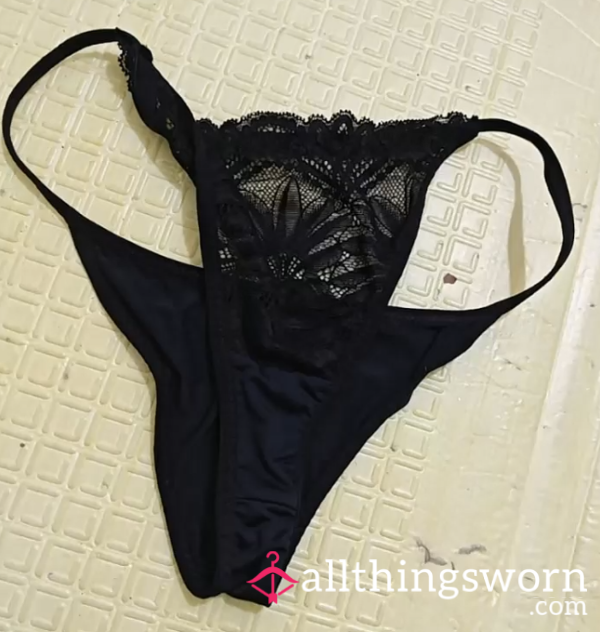 Old Black Thongs