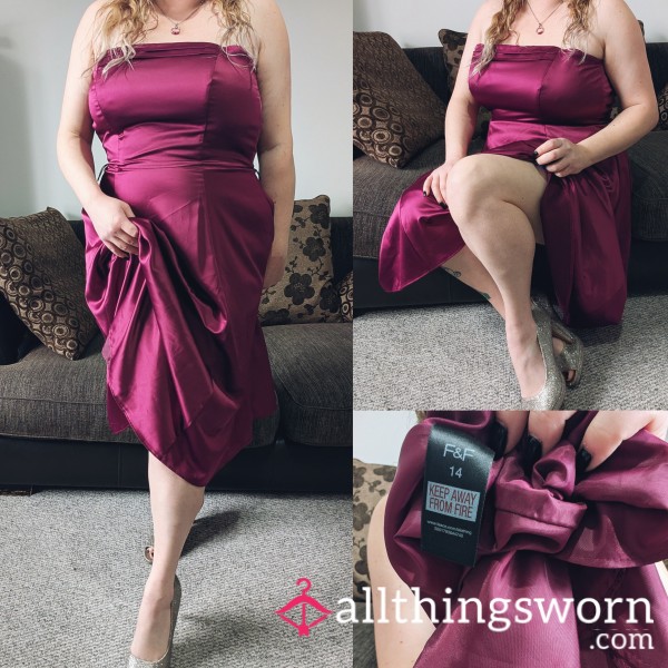 Old Bridesmaid Satin Dress- 💒Old And Unwanted👰🏼‍♀️