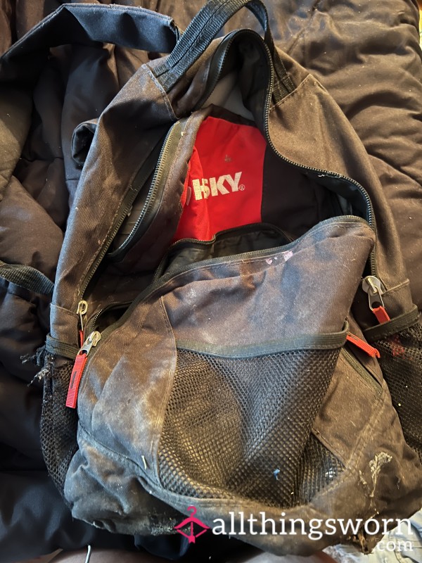 👷🏻‍♀️Old Destroyed Construction Backpack 🎒