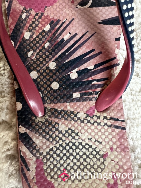 Old Dirty Flip Flops