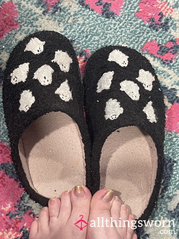 Old, Dirty Ghost Slippers