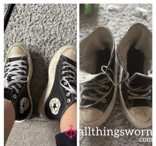 Old Dirty Smelly Converses Trainers Size 7 (postage Included)