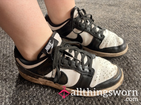 Old Dirty Well Worn Nike Sneakers