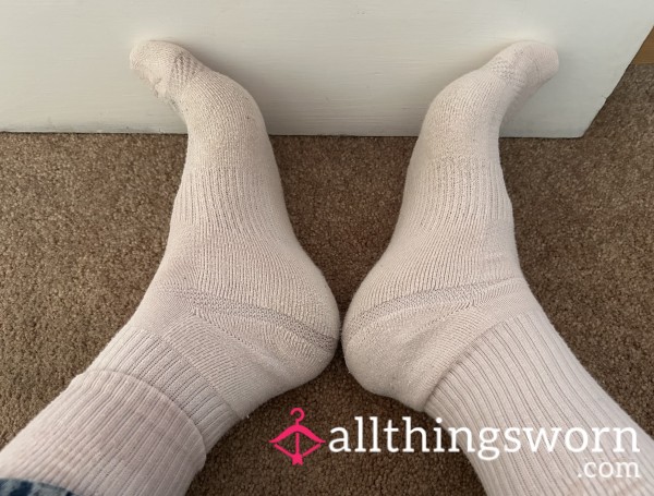 Old Dusty Pink Ankle Socks