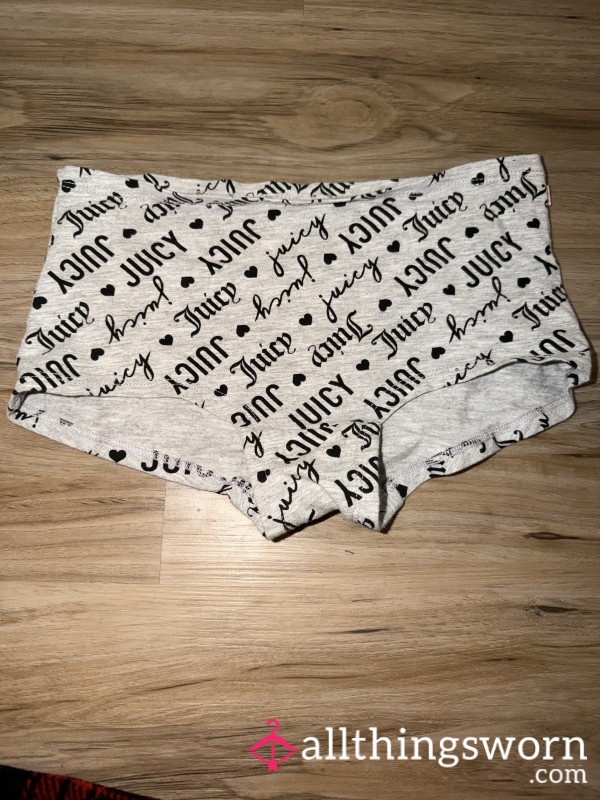 🩶 Old Gray Juicy Couture Boy Shorts 🩶