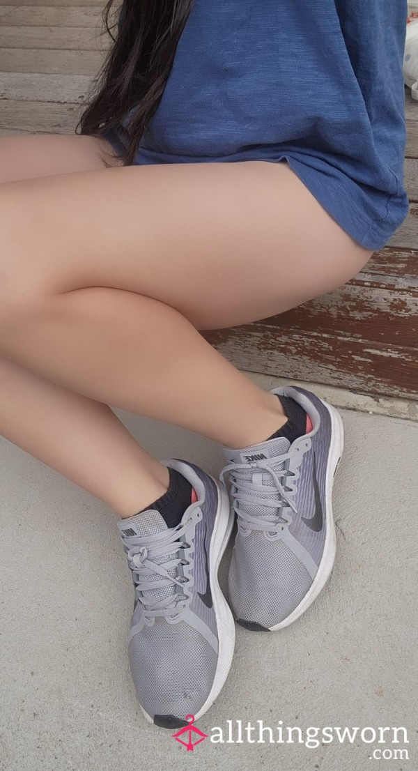 Old Grey Tennis Shoes