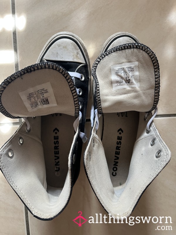 Old Gym Shoes, High Top Converse Platform