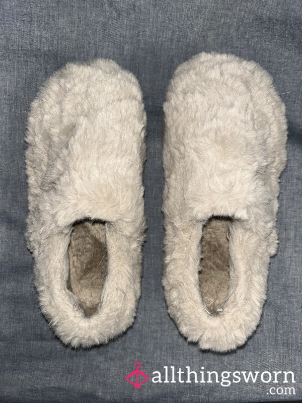 Old Loved And Lived In Slippers