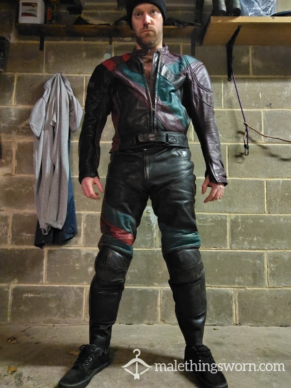 Old Motorcycle Leathers