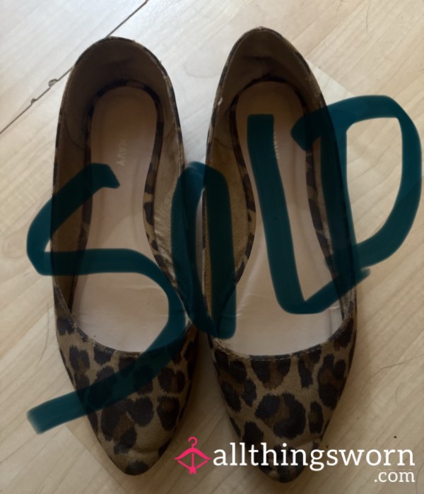 Old Navy Leopard Print Work Flats