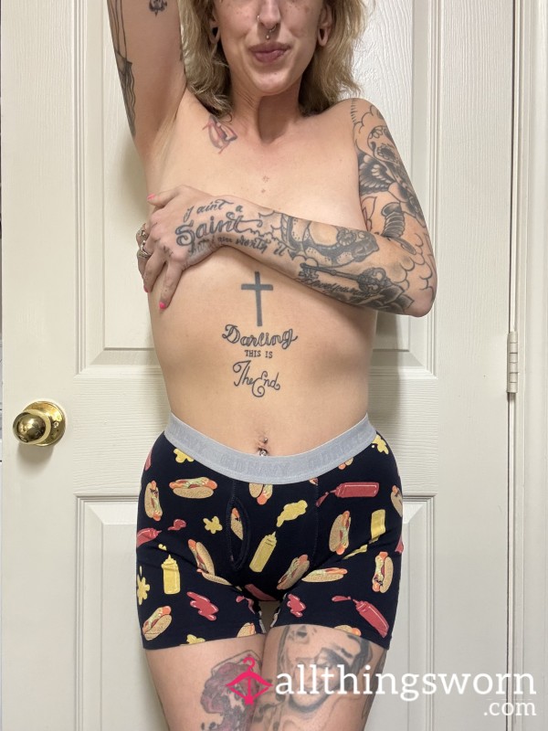 Old Navy, Size S, Blue Boxers - Sniff Me In Secret ✨