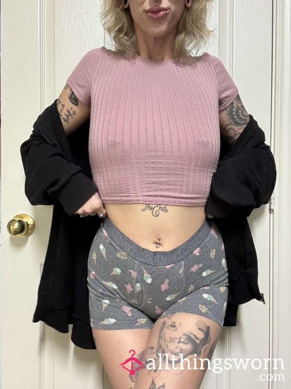Old Navy, Size S, Gray Boxer - Sniff Me In Secret ✨