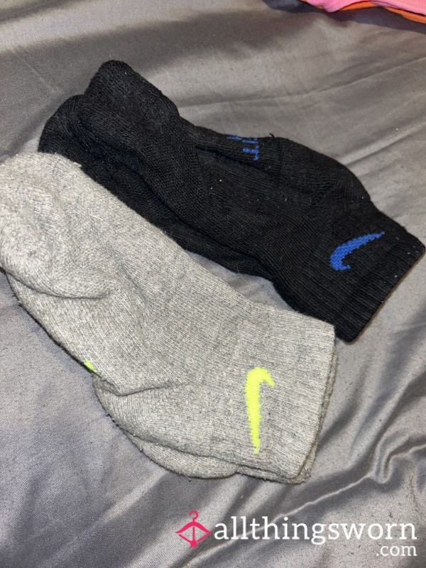Old Nike Socks Worn