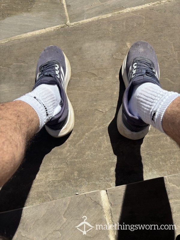 Old Pair Of Adidas Trainers - 8 Yrs Old