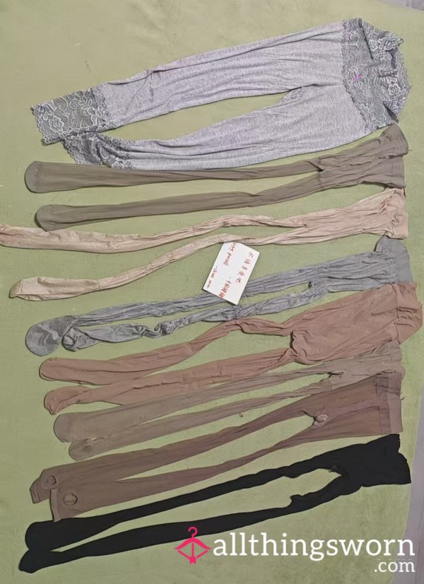 Old Pantyhose Of Various Colors, Priced At $30 Each