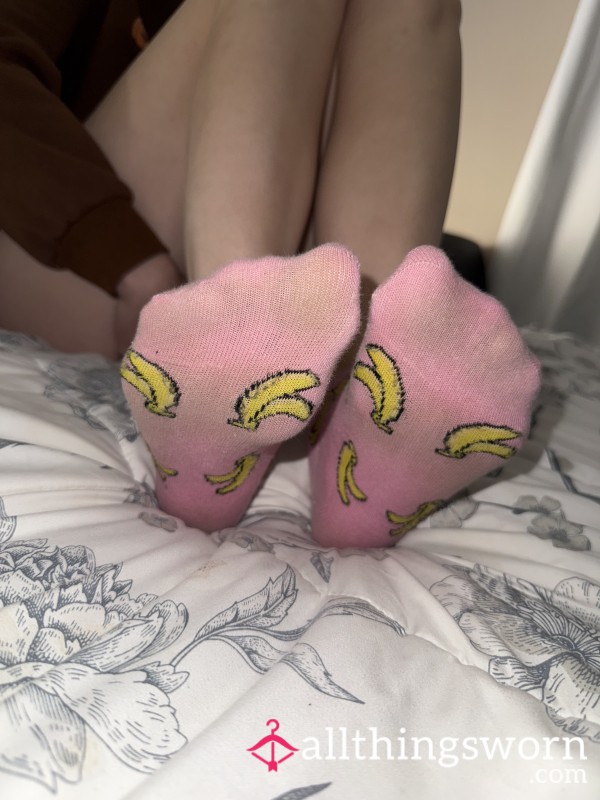 OLD PINK BANANA SCOKS💕