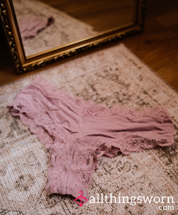 Old Pink Panties, 48hr Wear 🎀