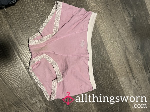 Old Pink Stained Panties :3