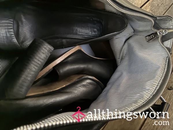 Old Riding Boots Ruined With Mud