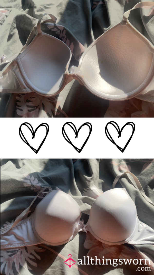 🤍 Old Silky White 36B Bra 🤍