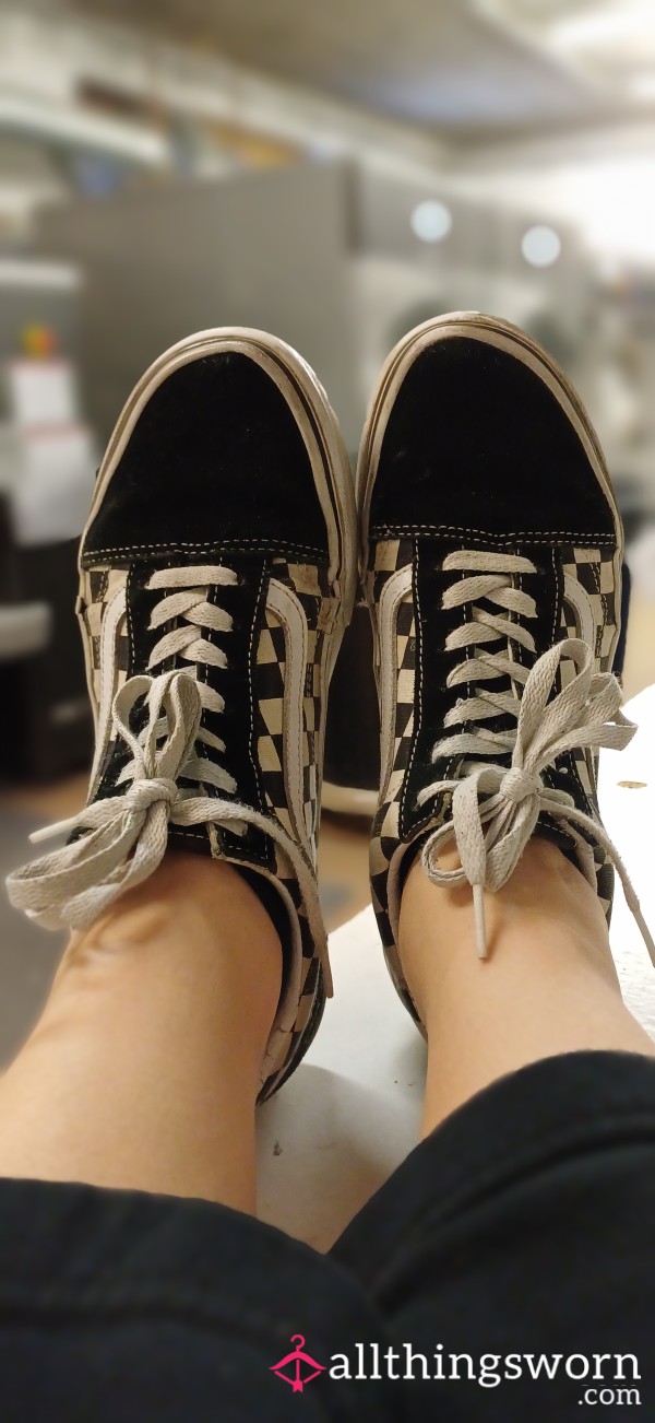 Old Skool Vans | Former Work Shoes | Heavy Wear | Strong Natural Scent