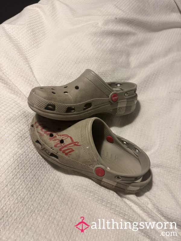 Old Smelly Crocs, Worn Whilst Doing Upper Body At The Gym 💦