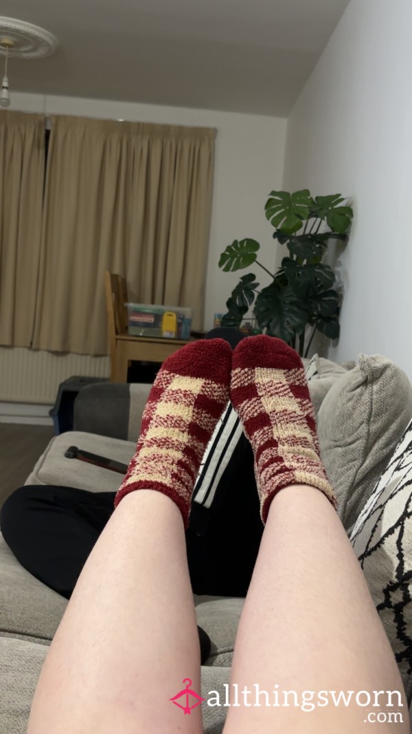 Old Smelly Red Fluffy Socks