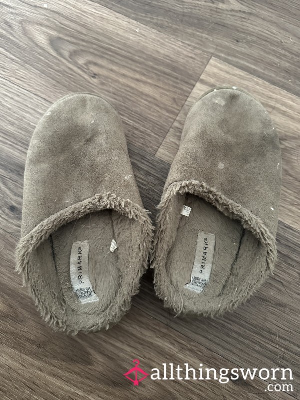 Old Smelly Worn Ankle Slippers