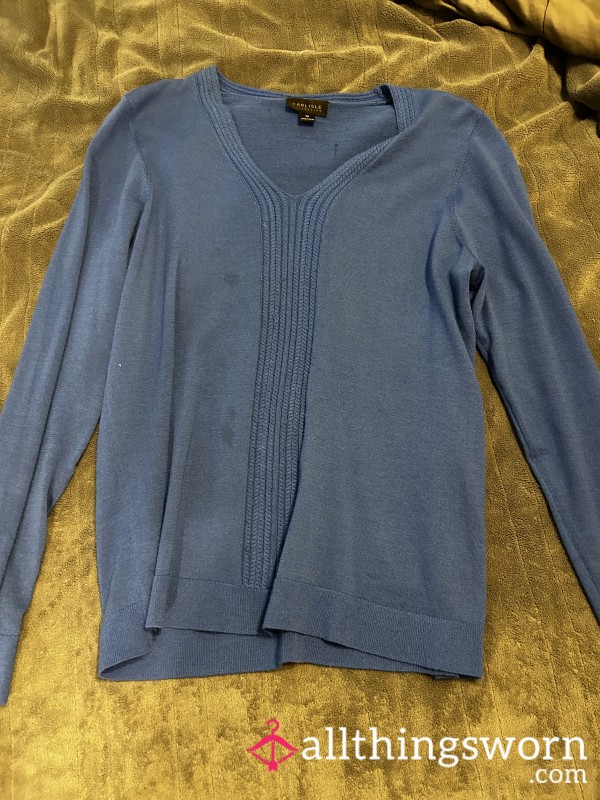 Stained And Torn 100% Cashmere Sweater