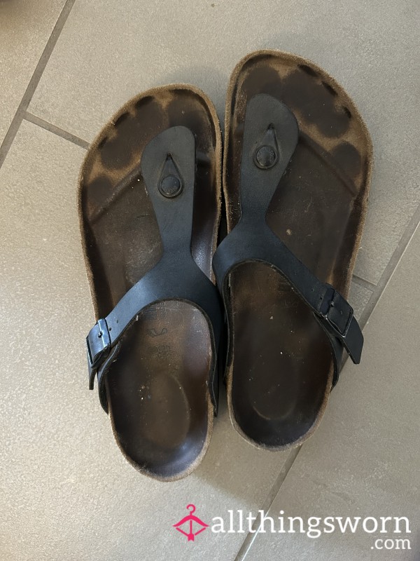 Old STINKY Over-Worn Birkenstocks 🔥