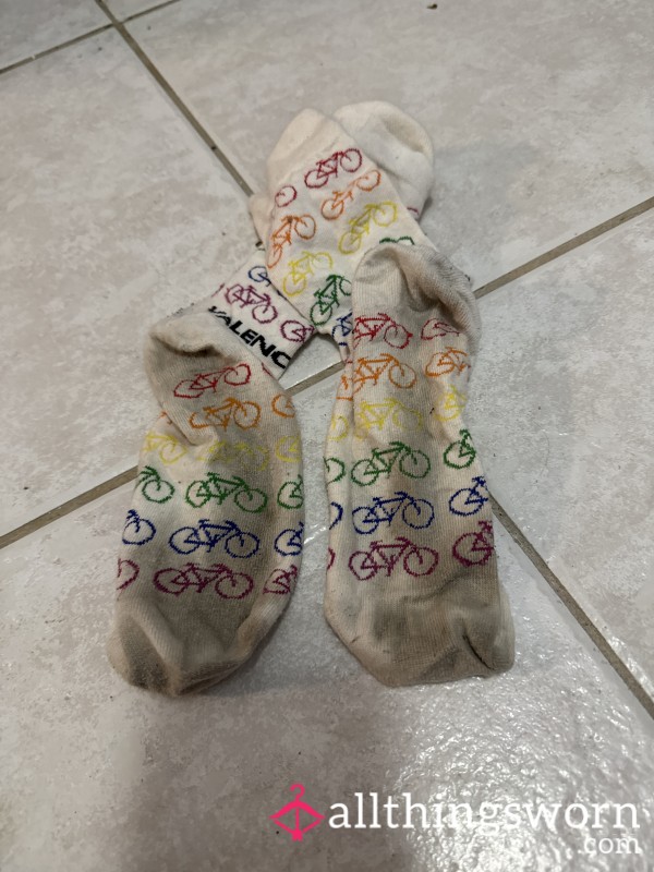 Old Stinky Stained And Worn Out Socks