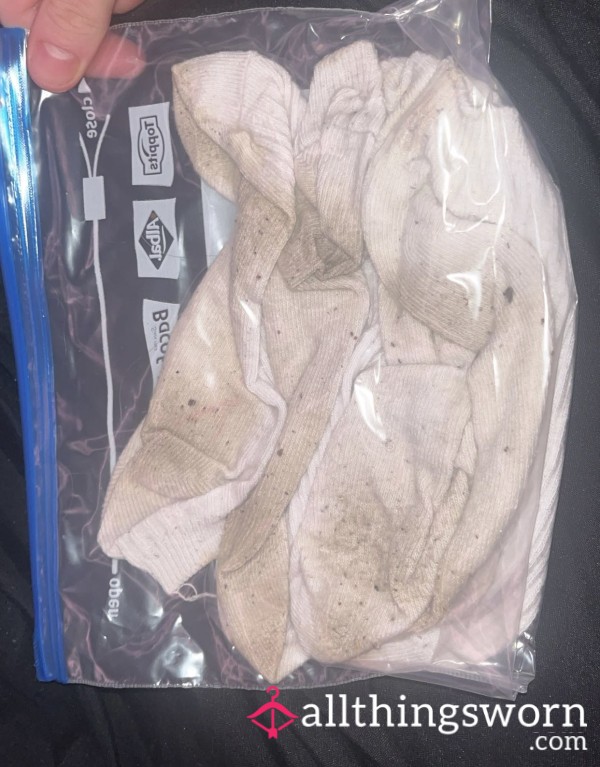 Old Sweaty Gym Socks - 2 Pairs