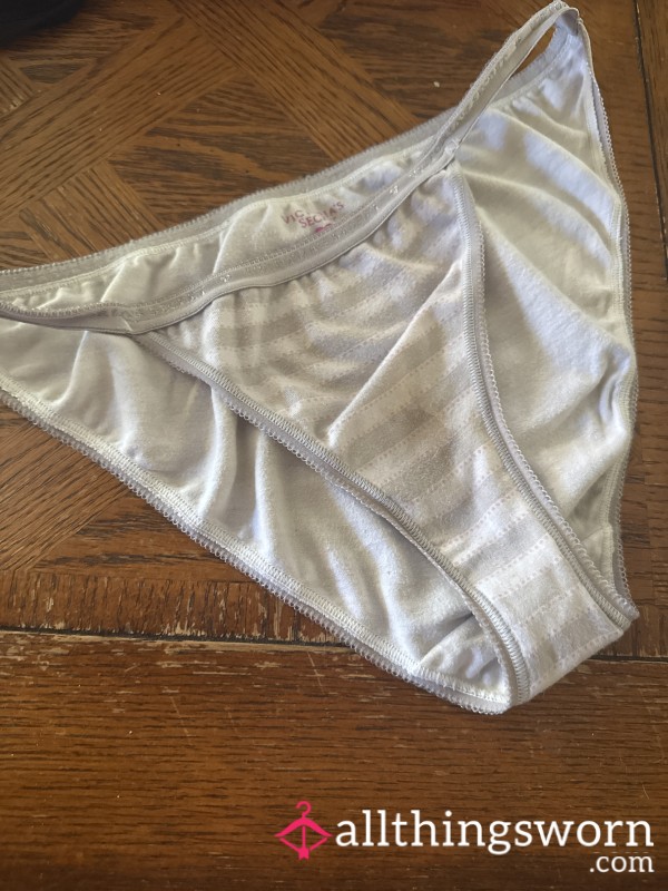 Old, Tired, Stained Striped Bikini