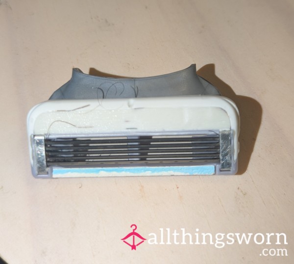 Old Used Shaving Razor