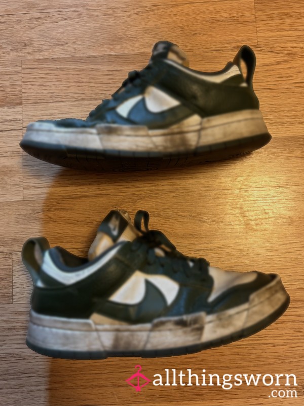 Size 7.5, Very Very Well-loved, Used Nike Trainers