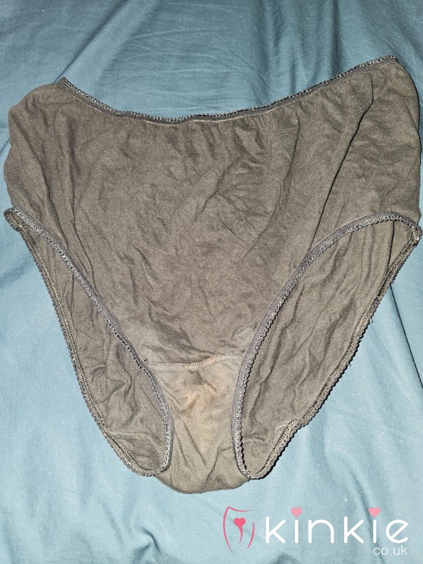 Old, Well Used, Black Granny Knickers