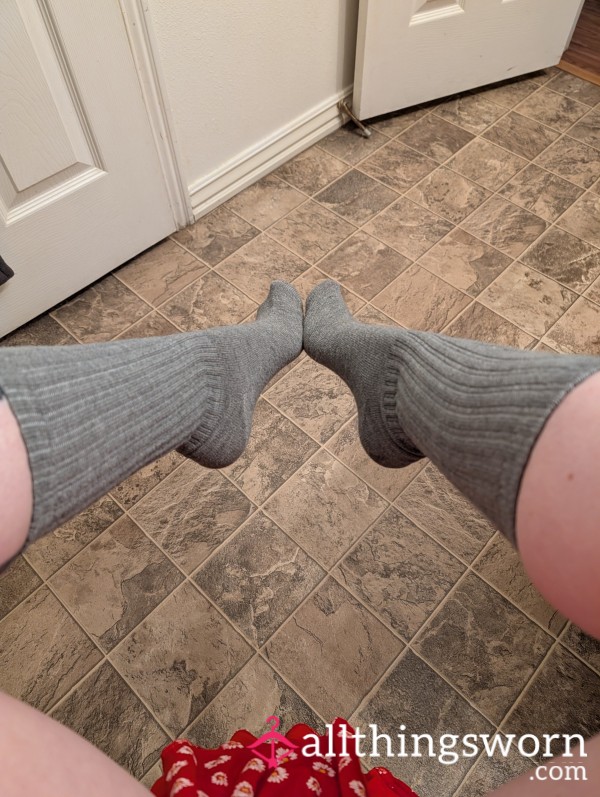 Old, Well-worn Gym Socks