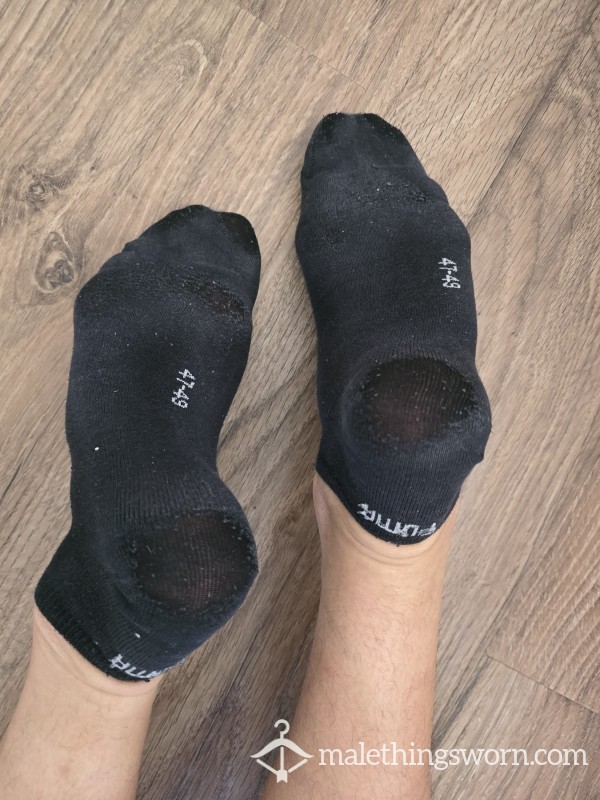 Old Well Worn Sneaker Socks 😈
