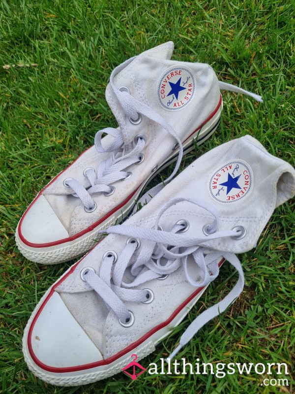 Old White Converse Size Uk 3.5