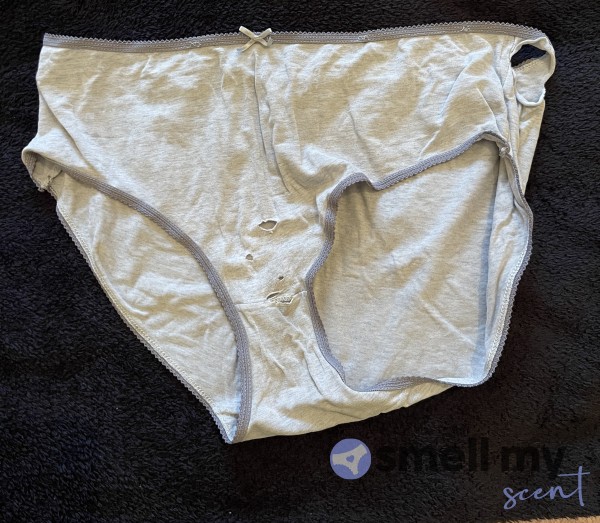 Old With Holes! Worn Size 14 Panties From Bratty Ginger MILF - Thick Juicy Scent! 💜🔥