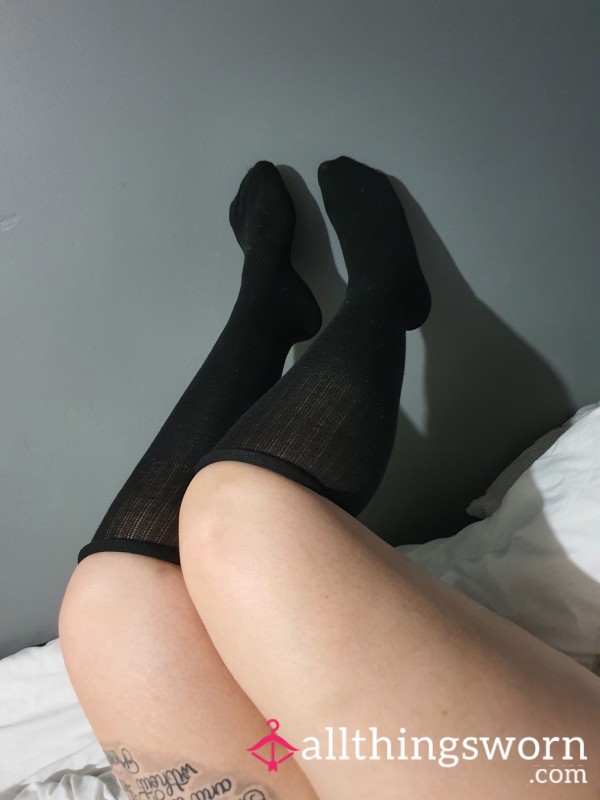 Old Worn Knee High Socks💋