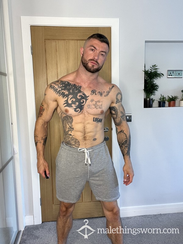 Old Worn Out Grey Shorts