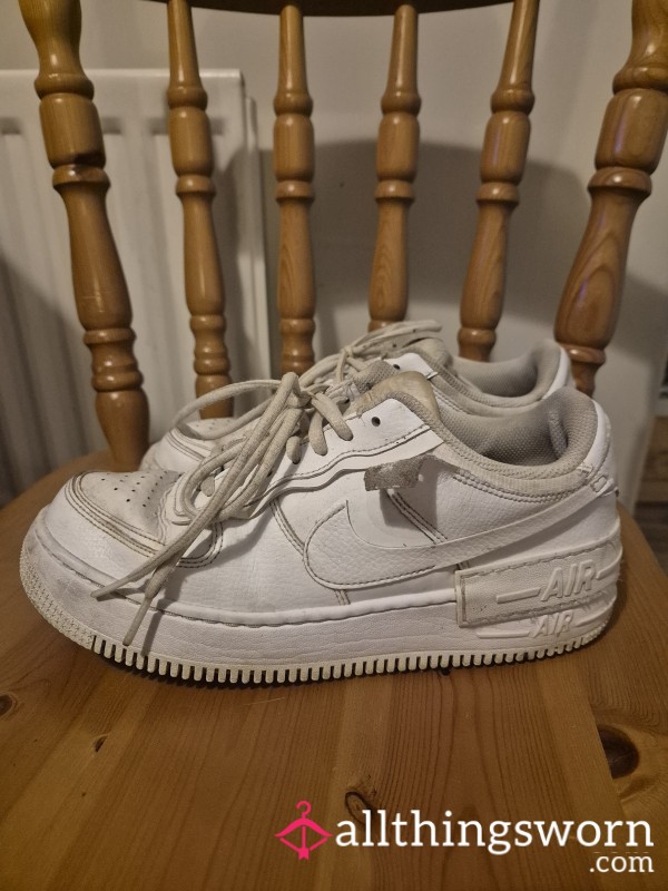 Old Worn Out Nike AF1s