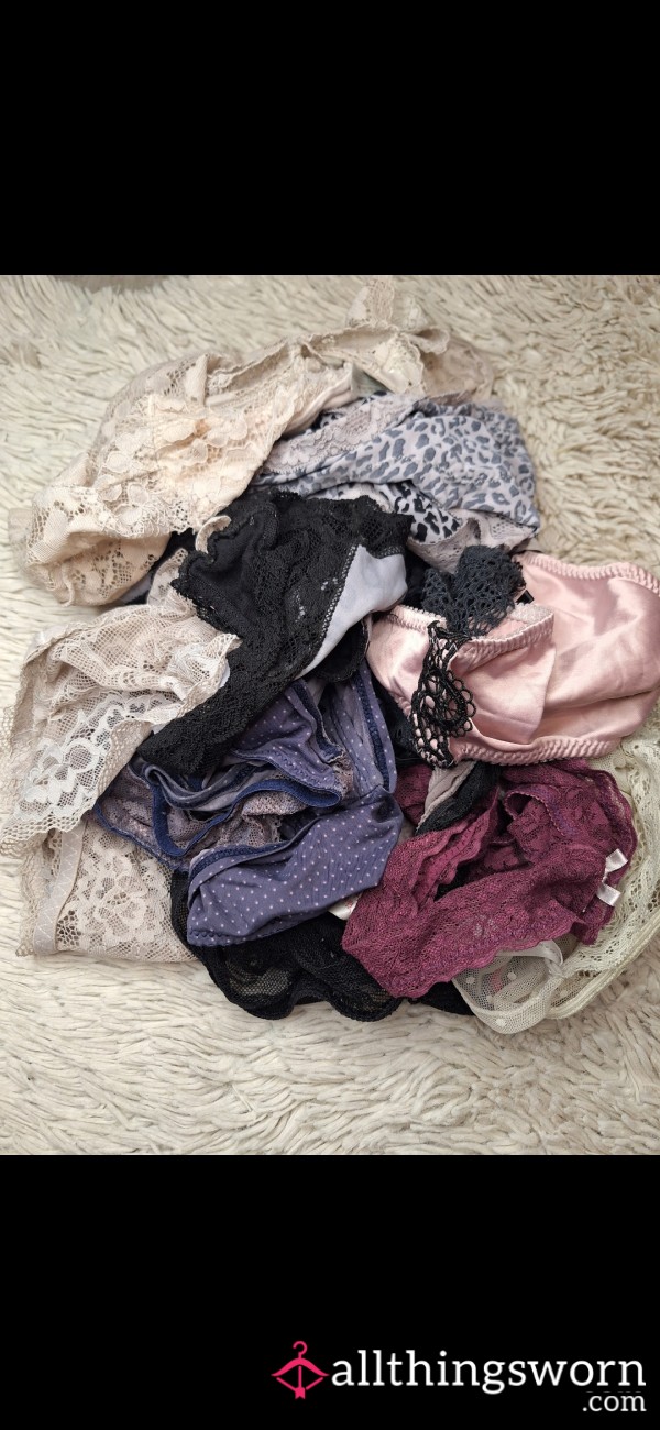 Old Worn Panties For Custom Wears.