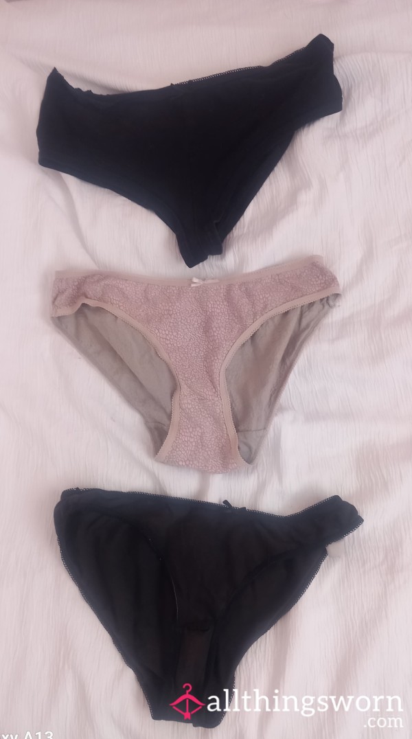 Old Worn Size 8 Panties £15 Each Or All £40