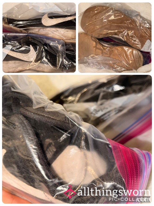 Old Worn Sneakers - Sealed 2 Years!!