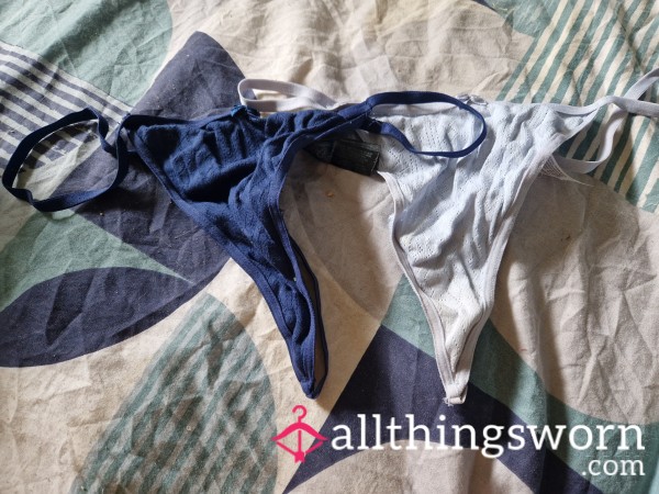 Older Thongs Worn And Washed