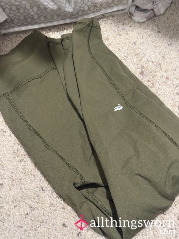 Olive Green Leggings