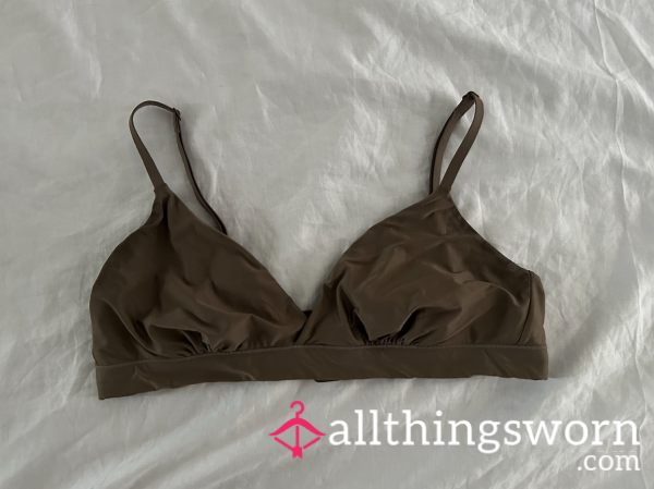 Olive Green Sweaty Sports Bralette