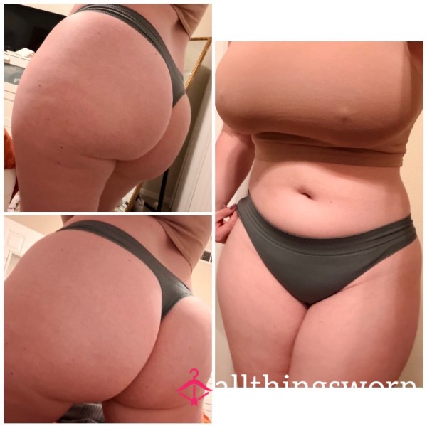 Olive Green Workout Thong